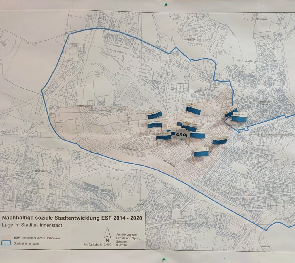 Karte Innenstadt West