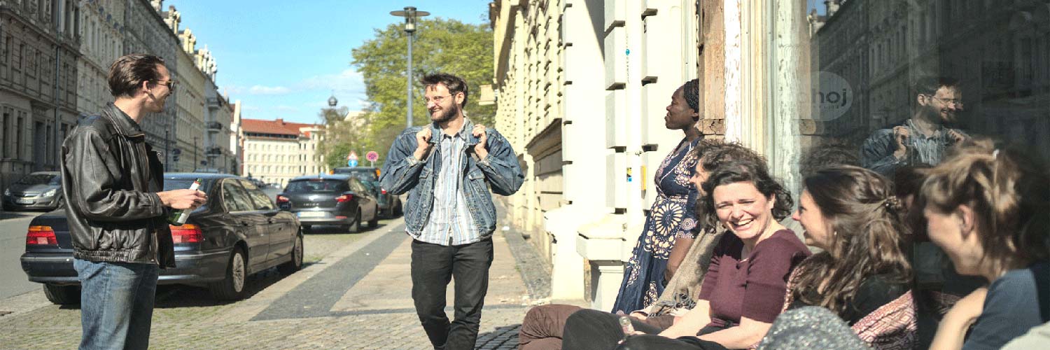 Straße vor dem Ahoj Büro Görlitz